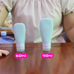 60ml Silicone Travel Bottle Portable Shampoo Lotion Soap Container