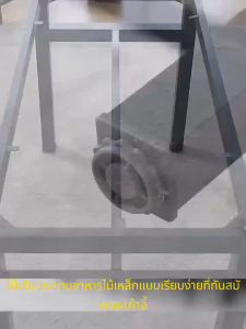 ชุดโต๊ะและเก้าอี้ โต๊ะ 1 ตัว + เก้าอี้ 4 ตัว โต๊ะทานอาหารและเก้าอี้ โต๊ะและเก้าอี้ 4 คน โต๊ะและเก้าอี้โครงเหล็ก ไม้ที่เป็นมิตรต่อสิ่งแวดล้อม 120*60*75ซม. โต๊ะและเก้าอี้ร้านอาหาร