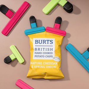 Food Sealing Clip Set for Snack Kitchen Storage Plastic Bag Clips Snack Sealer Plastic Food Bag Clamp Airtight Plastic Food Sealing Bag Clip