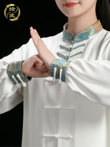 Tai Chi Practice Clothes 2025 Autumn New Style Eight Pieces of Silk Mens Womens Daily Wearable Tai Chi Performance Outfits