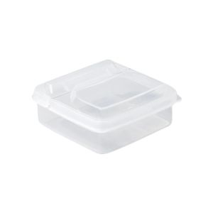 1PC Sliced Cheese Container for Fridge Clear Plastic Butter Block Cheese Slice Storage Box with Flip Lid for Refrigerator Food