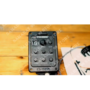 COD FISHMAN Presys Blend Preamp Amplifier Gitar EQ Tuner - EQ-201 / Preamp Gitar Akustik / Preamp Gitar Bass / Preamp Mic Plus Echo / Preamp Equalizer Gitar Akustik / Pik Up Gitar Akustik / Pik Up Gitar 1 Set Kabel / Penyetem Gitar Akustik 6 EQ Tuner