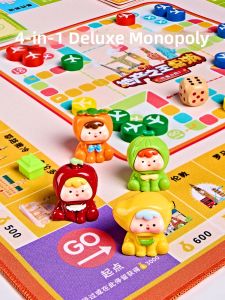 PALONG | Deluxe Monopoly World Tour Tabletop Game to Develop Intelligence