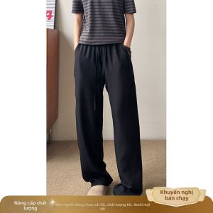 ZHUOCAN | Quần Flax Thoáng Khí Tương Tự Tencel Cho Nam Mùa Hè