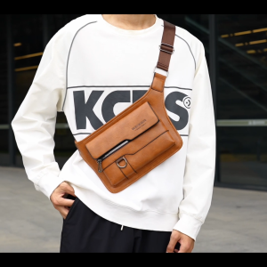 WEIXIER D805 Tas Selempang Pria Kulit Crossbody Sling Bag Anti Air WX-OS