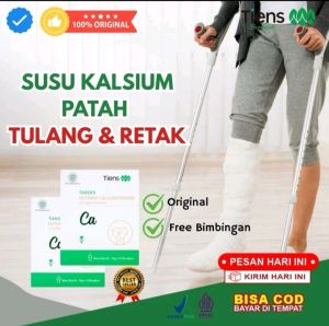 VIRAL DI TIKTOK 100% ORIGINAL BPOM Susu Kalsium Tiens Penyambung Patah Tulang & Retak -Nutrient High Calcium Powder Original 10 Sachet