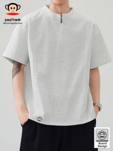 Paul Frank | Half Zipper Deconstructed Thin T-shirt