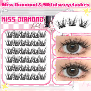 Glue Free False Eyelash Natural Style False Eyelash Reusable Suitable for Beginners ACE & Lazy Trilogy Style