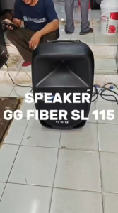 AUDIO ONE Speaker Aktif Pasif 15 Inch G&G SL 115 Monitor Fiber USB Bluetooth Equalizer Full Bass