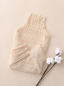 ZISU | Ruffled High Neck Spring Autumn Sheer Blouse
