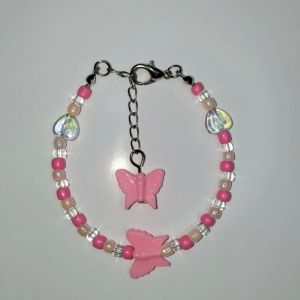 Galang Manik Kupu Kupu Simple | Gelang beads butterfly