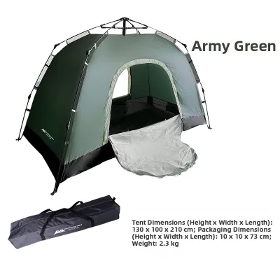 Mountaintop view | Folding Portable Automatic Dual-layer Waterproof Tent