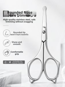 IMLUCKY | Round Head Stainless Steel Nose Hair Trimmer