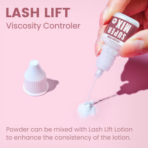 Lomansa 5g Korean Lash Lift Powder Super Mix Viscosity Booster for Lash Perm Lotion Glueless Eyelash Perming System Beauty Tool