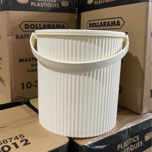 TIANKE | Transparent Durable Plastic Bucket with Lid