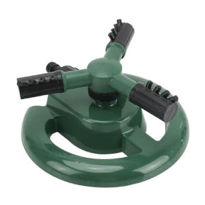 360° Rotating Lawn Garden Water Sprinkler Irrigation System 3 Nozzle Pipe / Paip Air Bercabang