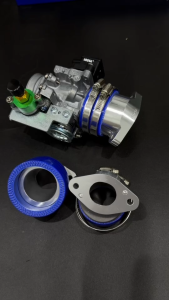 คอหรีด CNC แบบไม่มีรูใส่หัวฉีด ใส่เรือน CBR 250 w.125 ฝา 4 วาล์ว ลูกยางโต45/50/55