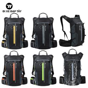WEST BIKING 10L Đi Xe Đạp Ba Lô Chống Nước Siêu Nhẹ Có Thể Gập Lại Túi Xe Đạp Thoáng Khí Leo Núi Ngoài Trời Du Lịch Đi Bộ Đường Dài Gear