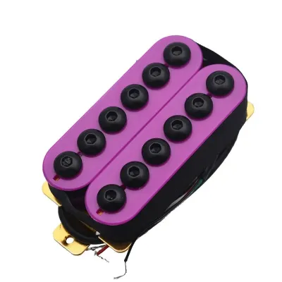 High Power Dual Coil Pickup for Electric Guitar Dual Block 4 Wired Upgrade Parts Big Size Power Sound Quality Improvement