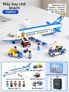 LALAPLAY | Đồ Chơi Xây Dựng Giáo Dục Máy Bay Đã Lắp Ráp 6-12 Tuổi