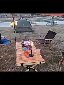 ESMARTER | Đèn Cắm Trại LED Retro 2600mAh Đèn Pin Di Động Có Thể Sạc Lại Có Móc 4 Chế Độ Chiếu Sáng Nhà Khẩn Cấp Đèn Lều Phiêu Lưu