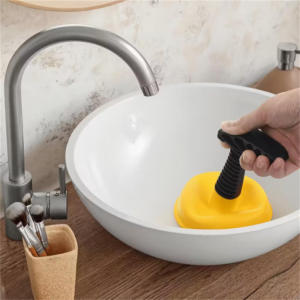 Drain Pipe Unclogging Tool Kitchen Water Suction Puller Bathroom Pipe Cleaner Plunger Drain Unclogged Supplies Household Clearer
