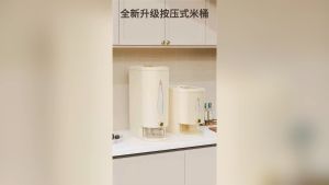 กล่องเก็บข้าวสาร อาหารแห้ง10-20ลิตร กล่องใส่ข้าวสาร ถังใส่ข้าวสาร กันแมลงกันความชื้น กดปุ่ม ข้าวจะไหลออกมาเอง