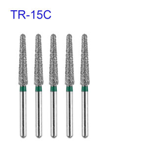 TR Series Dental Diamond Burs Taper Round End Dental Drills Dental Clinic Supply 5pcs/pack Technican Dentistry Material Supply