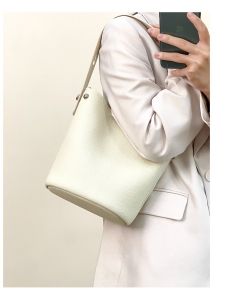 Artneir Soft PU Leather Bucket Bag Womens Shoulder Crossbody Handbag Commute Tote Bag Spring Summer New Style Fashion Sensation