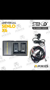 SENLO MINI DRIVING LIGHT SENLO X6 SET HARNESS SWITCH RELAY SOCKET FUSE SET MDL 100 WATTS 100W