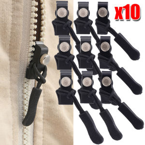 New Detachable Zipper Pull Replacement Zipper Slide Puller Lock for Jacket Dress Luggage Bag Metal DIY Zipper Head Repairing Kit