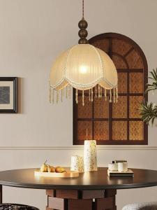 SANGEJIANGREN | Retro Tassel Fabric Chandelier