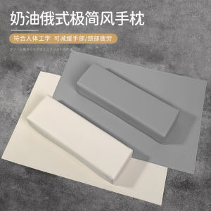 ชุดเครื่องมือทําเล็บสไตล์ญี่ปุ่นที่เรียบง่ายพร้อมการออกแบบครีมนมสําหรับร้านทําเล็บคุณภาพสูงไม่เปื้อนหมอนอิงสําหรับเล็บ