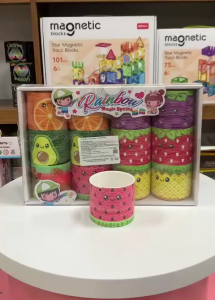 RAINBOW SPRING - SM75-48 Lò xo cầu vồng hình trái cây (KT 7.5x7.5x6.5cm)