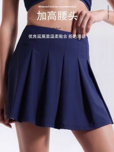 High Waist Pleated Tennis Skirt Yoga Shorts Fake Two-Piece Running Shorts Quick Dry Breathable Womens Sportswear New Arrival