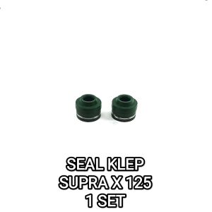Seal Klep Supra X 125 (Harga Per Set Isi 2) - Sil Siel Karet Batang Klip Valve Stem Honda BeAT Fi BeAT POP eSP BeAT Sporty eSP Scoopy Fi Supra X 125 Fi Vario 125 eSP Vario 150 eSP CRF 150L