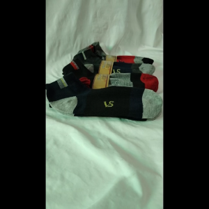 🧦ถุงเท้าสปอร์ต ถุงเท้าใส่ทํางาน ถุงเท้าข้อสั้น ถุงเท้า 6/12/คู่ ผ้านิ่ม ระบายอากาศดี คละลายคละสี ชายหญิงใส่ได้