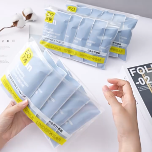5PCS Disposable Underwear for Man Portable Travel Business Trip Boxer Briefs Men Underpants 一次性内裤 男