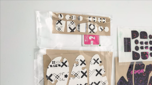 Ps5 Edge Handle Competitive Grade Non-Slip Sticker Set Geng Ghost Snowflake Pattern
