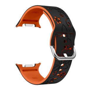 Silicone Band For Samsung Galaxy Watch 8 44mm 40mm Engraved Wristband Correa Bracelet Galaxy Watch 8 Classic 46mm Sport Strap