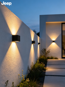 Jeep | Solar LED Waterproof Outdoor Security Wall Light