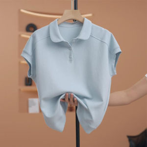 Shalldoer | Áo Thun Tay Ngắn Cổ Polo Kiểu Đơn Giản