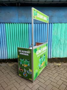 Booth Portable Ekstra Large/ Gerobak Usaha/ Simple mudah dibawa