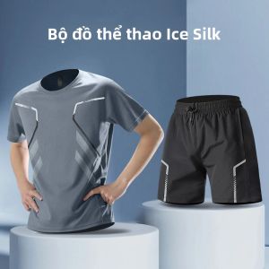 CHRLCK Nam Nhanh Khô Chạy Bộ Thoáng Khí Đi Bộ Đường Dài Câu Cá Tập Gym Thể Hình Phù Hợp Với Cổ Tròn Chui Đầu Độ Đàn Hồi Mềm Polyester Thể Thao Ngoài Trời