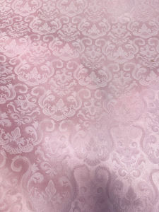 Handmade Embroidered Cotton Fabric with Yuanbao Pattern for Hanfu Clothing Material Korean Style Mixed Fabric Plant Floral