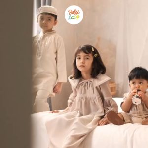 Set Wear Casablanca Sand - Hamper Raya - Baby Loop