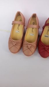 MSA Sepatu Pesta Anak Perempuan 26-35 Balet Pita Cagak Mocca