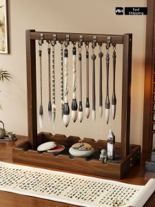 evesigar | Hanging Storage Rack For Calligraphy Brushes And Supplies