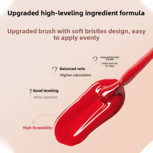 CHUBEISHI | Quick-Dry Long-Lasting Water-Based Cherry Red Nail Polish