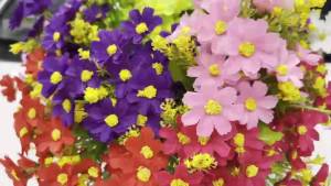 Hoa cúc baby giả loại 1 - dài 25cm - Cây giả hoa lụa Decor trang trí nhà cửa